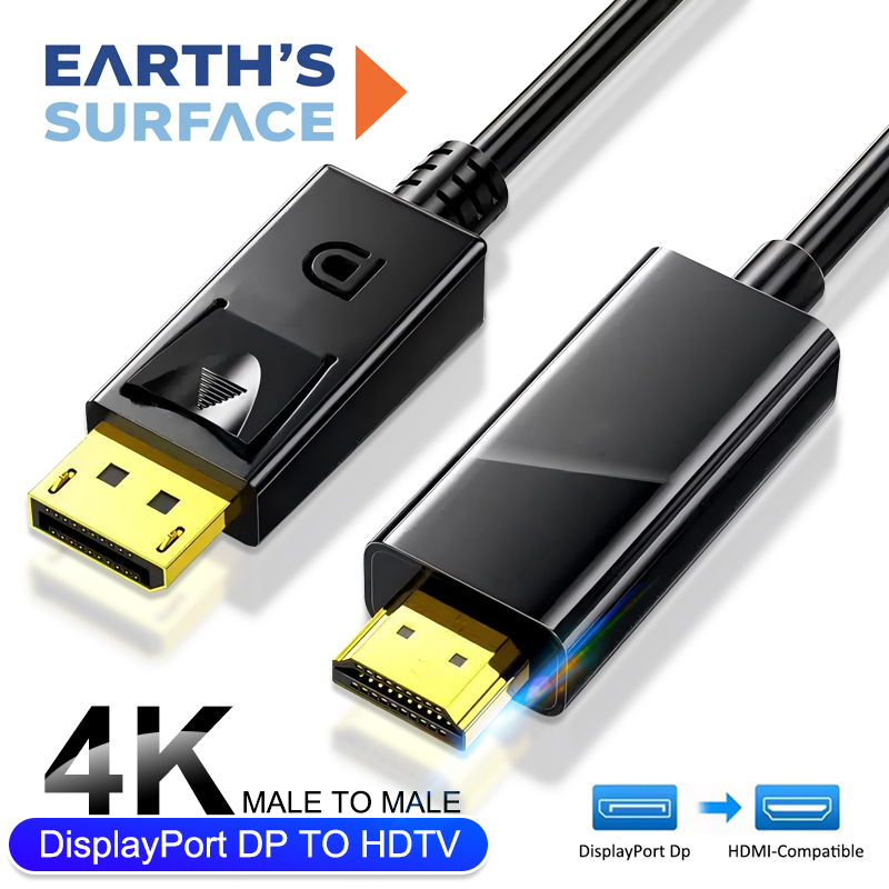 Home Cinema Projector 4K - Cabo Adaptador Uni-Direcional 4K DisplayPort para