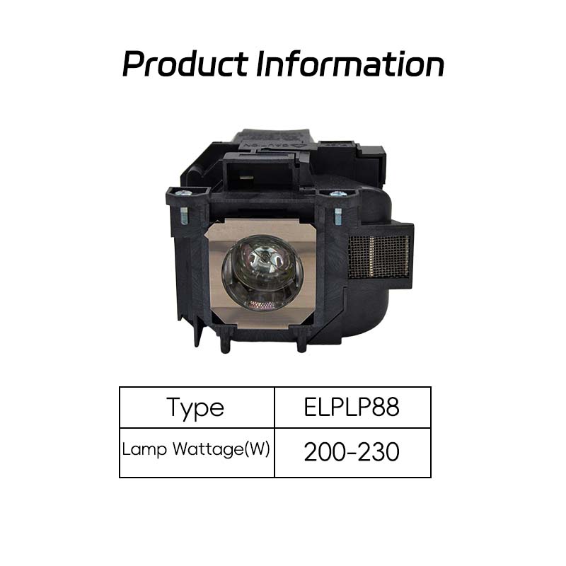 Home Cinema Epson - Substituição ELPLP78 ELPLP88 para Epson PowerLite