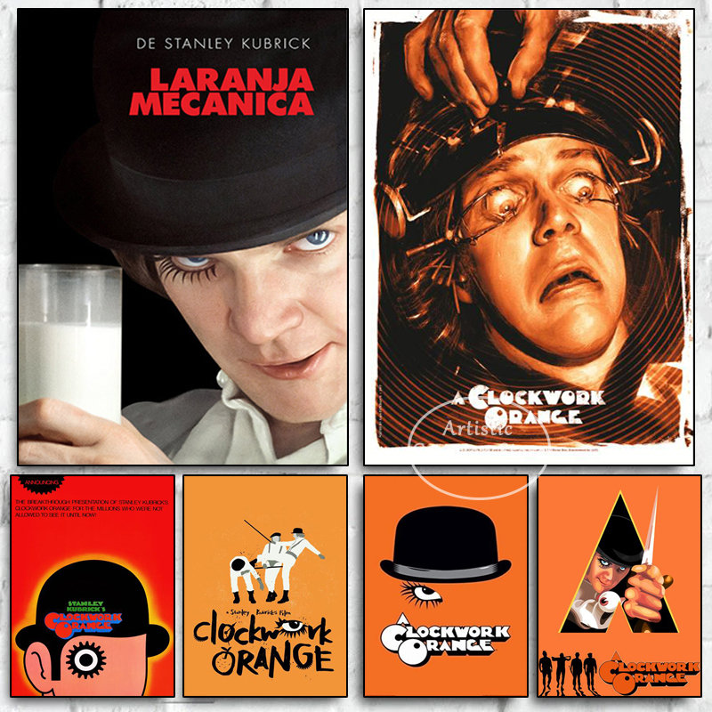 Home.Cinema Orange - Um relógio laranja cartazes clássico filme