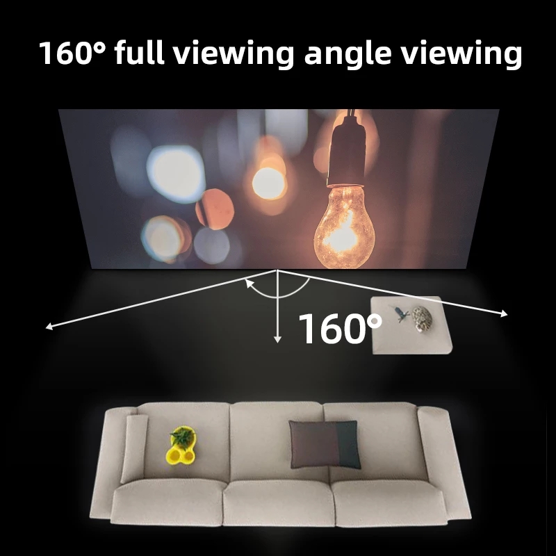 Zhnuwie tela do projetor grade - Projector Screen 100 Inch avaliação e preço