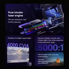 Projetor de Home Theater JMGO  - Home Cinema Projector 4K avaliação e preço