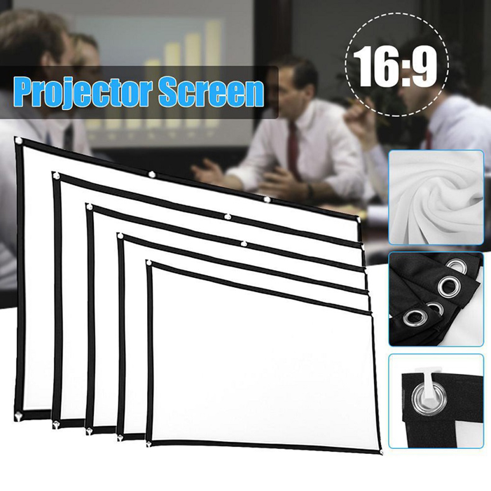 Tela de projeção portátil de a - Projector Screen 100 Inch avaliação e preço