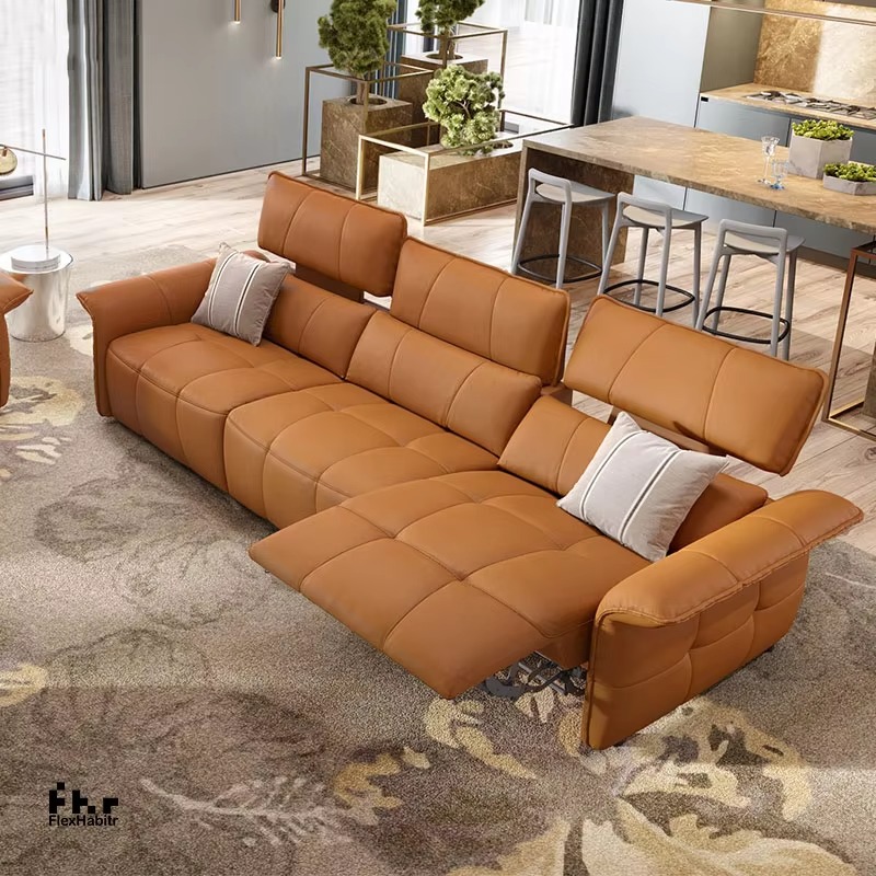 Sofá Reclinável Elétrico Autom - Home.Cinema Orange avaliação e preço