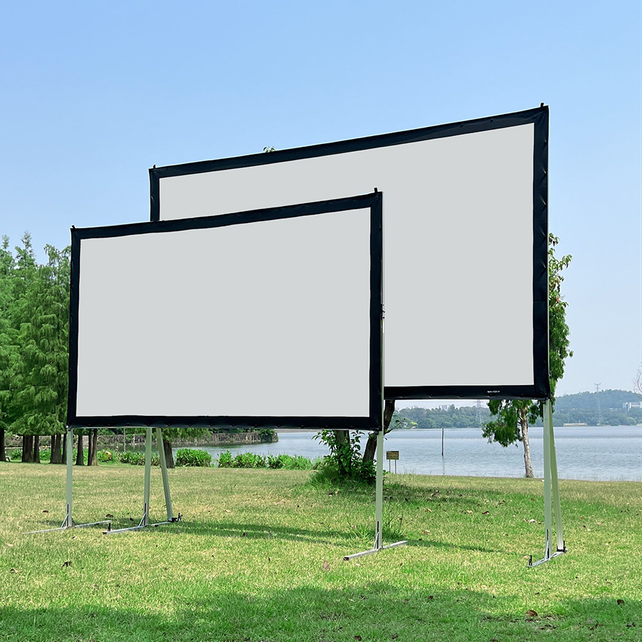 Tela de projetor com suporte 1 - Projector Screen 100 Inch avaliação e preço