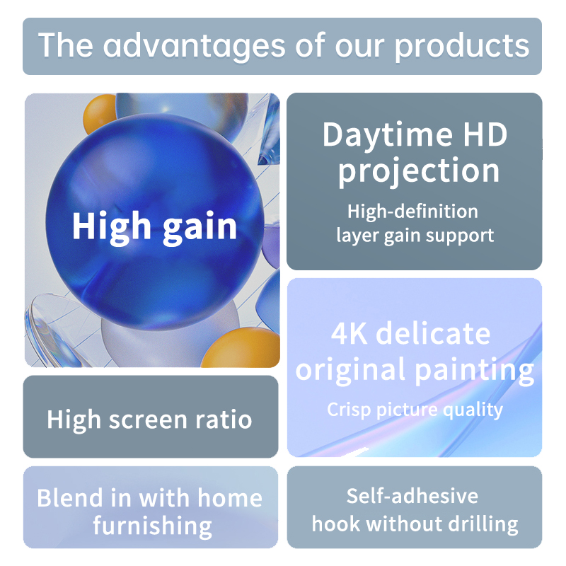 Tela de Projeção Refletiva par - Projector Screen 100 Inch avaliação e preço